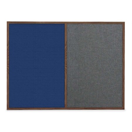 United Visual Products Slim Style Indoor Enclosed Radius Corkbo UVRDS48SB-SATIN-COBACC